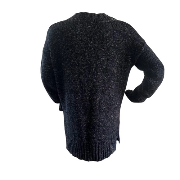 Yoon Sweater Wool Blend Button Cardigan Sweater Charcoal - Picture 3 of 6